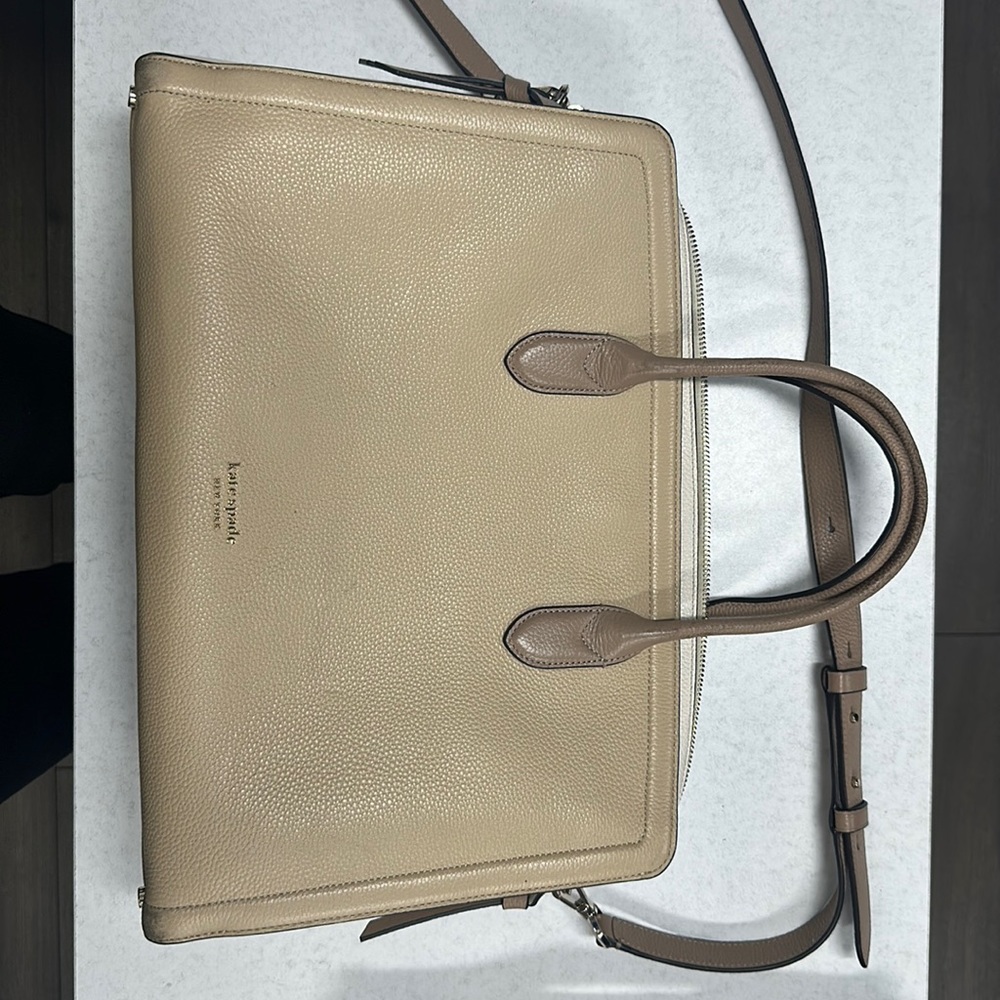 KATE SPADE KNOTT COLORBLOCKED COMMUTER BAG